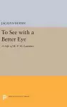 To See with a Better Eye cover