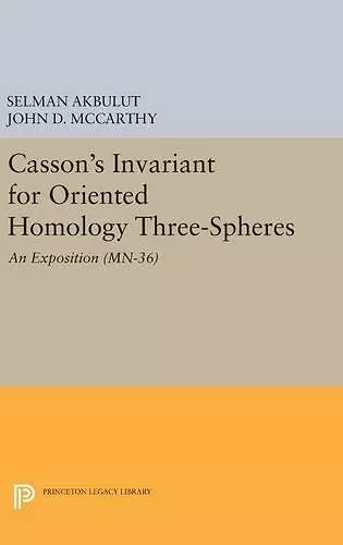 Casson's Invariant for Oriented Homology Three-Spheres cover