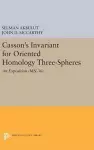 Casson's Invariant for Oriented Homology Three-Spheres cover