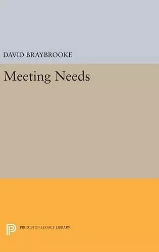 Meeting Needs cover