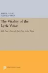 The Vitality of the Lyric Voice cover