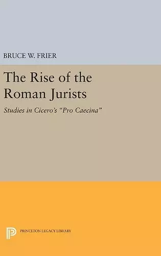 The Rise of the Roman Jurists cover