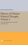 History of Chinese Political Thought, Volume 1 cover