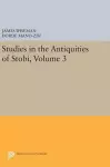 Studies in the Antiquities of Stobi, Volume 3 cover