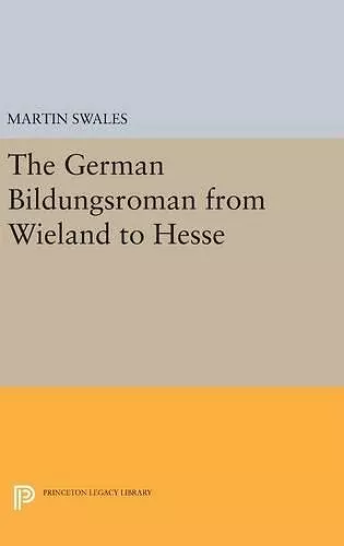 The German Bildungsroman from Wieland to Hesse cover