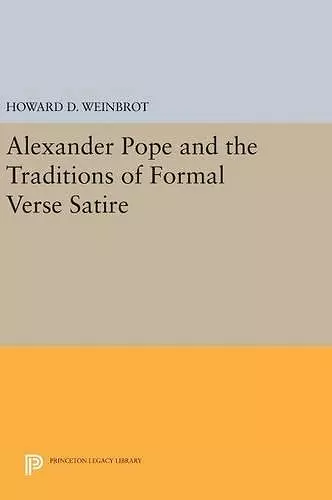 Alexander Pope and the Traditions of Formal Verse Satire cover