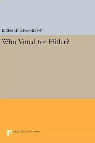 Who Voted for Hitler? cover