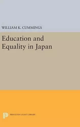 Education and Equality in Japan cover