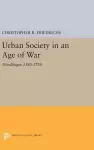 Urban Society in an Age of War cover