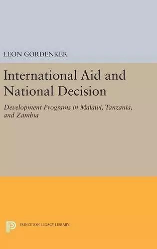 International Aid and National Decision cover