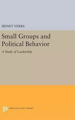 Small Groups and Political Behavior cover