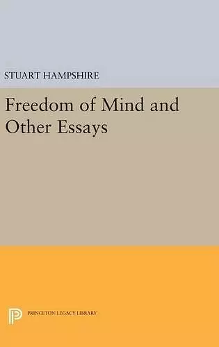 Freedom of Mind and Other Essays cover