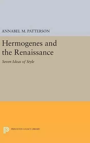 Hermogenes and the Renaissance cover