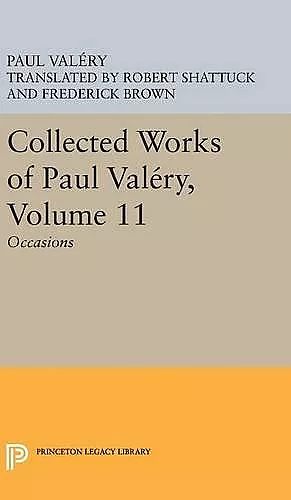 Collected Works of Paul Valery, Volume 11 cover