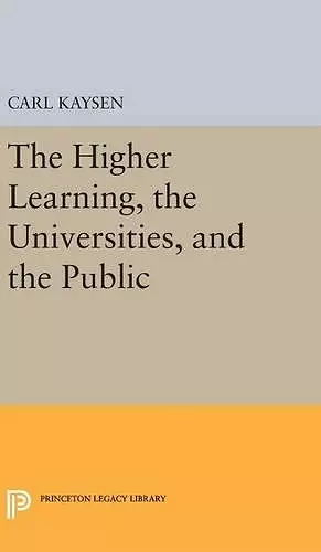 The Higher Learning, the Universities, and the Public cover