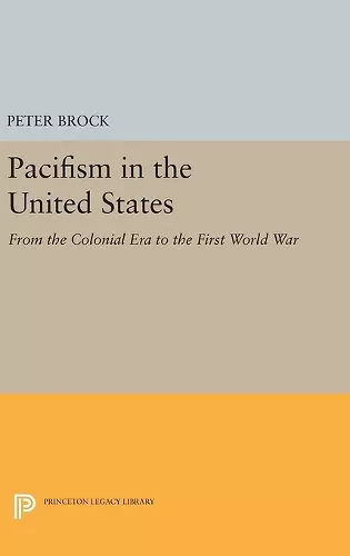 Pacifism in the United States cover