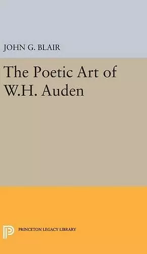 Poetic Art of W.H. Auden cover