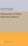 Functionals of Finite Riemann Surfaces cover