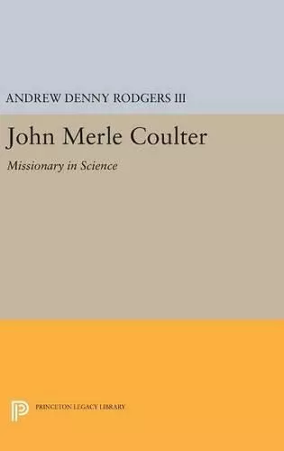 John Merle Coulter cover