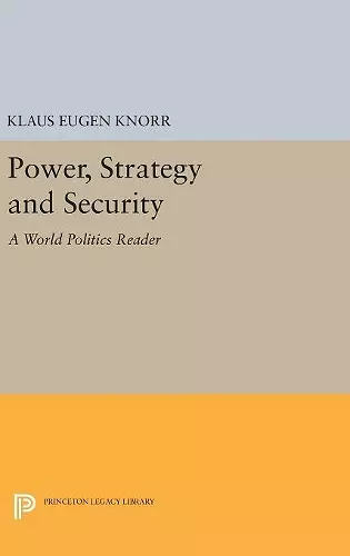 Power, Strategy and Security cover