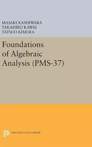 Foundations of Algebraic Analysis cover