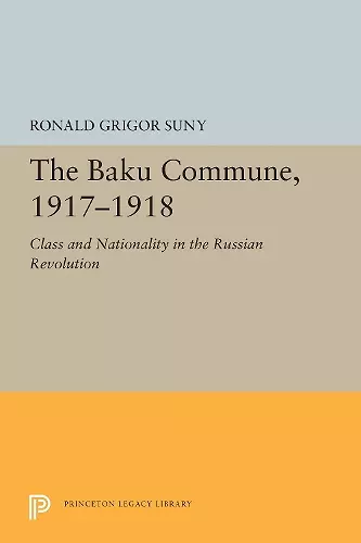 The Baku Commune, 1917-1918 cover