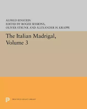 The Italian Madrigal cover