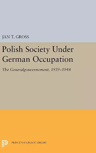 Polish Society Under German Occupation cover