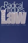 Radical Critiques of the Law cover