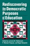 Rediscovering the Democratic Purposes of Education cover
