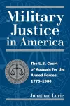 Military Justice in America cover