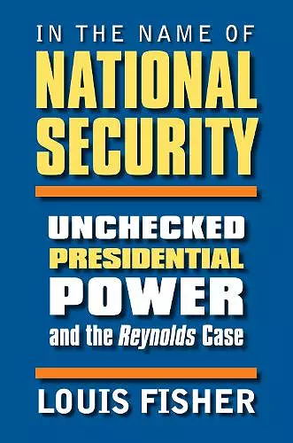 In the Name of National Security cover