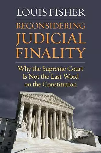 Reconsidering Judicial Finality cover