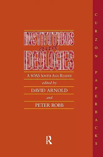 Institutions and Ideologies cover