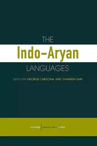 The Indo-Aryan Languages cover