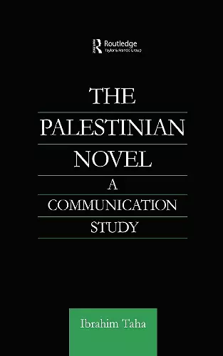 The Palestinian Novel cover