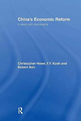 China's Economic Reform cover