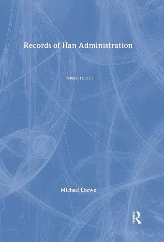 Records of Han Administration cover