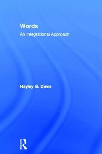 Words - An Integrational Approach cover