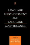 Language Endangerment and Language Maintenance cover