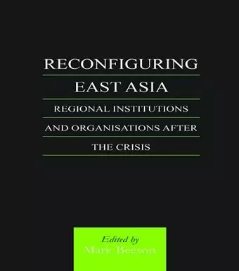 Reconfiguring East Asia cover