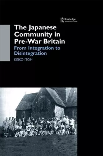 The Japanese Community in Pre-War Britain cover