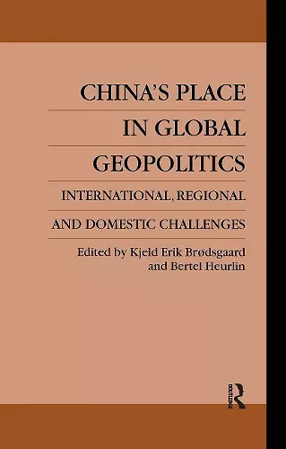 China's Place in Global Geopolitics cover