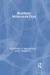 Buddhist Mahayana Texts cover