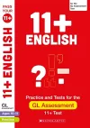 11+ English Practice and Test for the GL Assessment Ages 10-11 cover