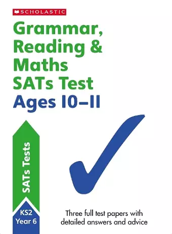 Grammar, Reading & Maths SATs Test Ages 10-11 cover