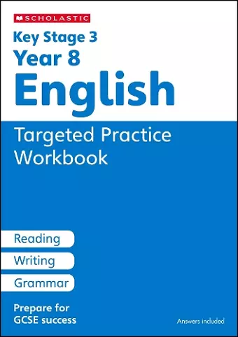KS3 Year 8 English Targeted Practice Workbook cover