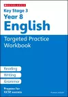 KS3 Year 8 English Targeted Practice Workbook cover