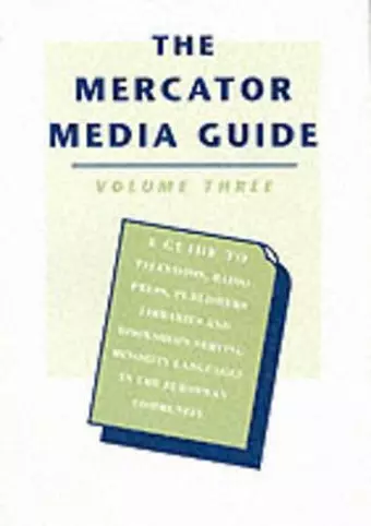 Mercator Media Guide: v. 3 cover