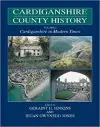 Cardiganshire County History cover